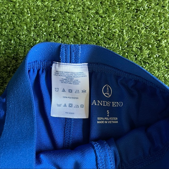 Lands' End Thermal Base Layer Pants blue size small Preowned - Picture 2 of 5